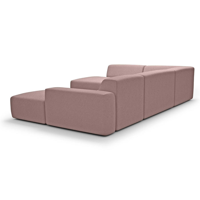 NADUVI Collection Nina U-bank Links - Ribstof - Lila