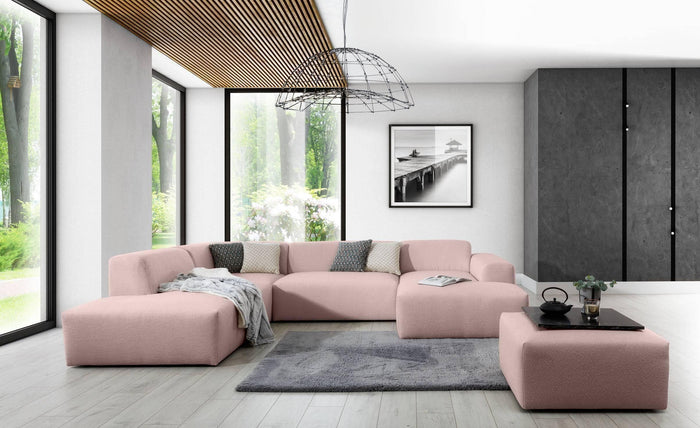 NADUVI Collection Nina U-bank Links - Ribstof - Lila