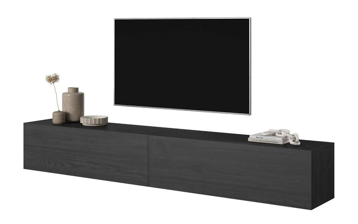 NADUVI Collection Emma Tv-meubel - B 200 cm - Antraciet