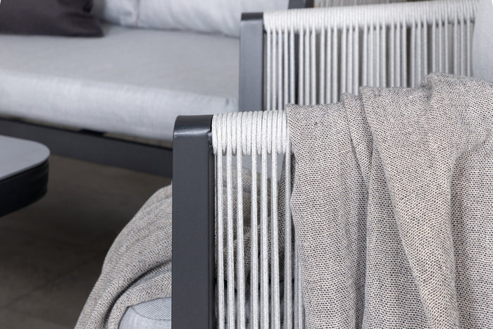 Rebellenclub Amary Loungeset - Zwart