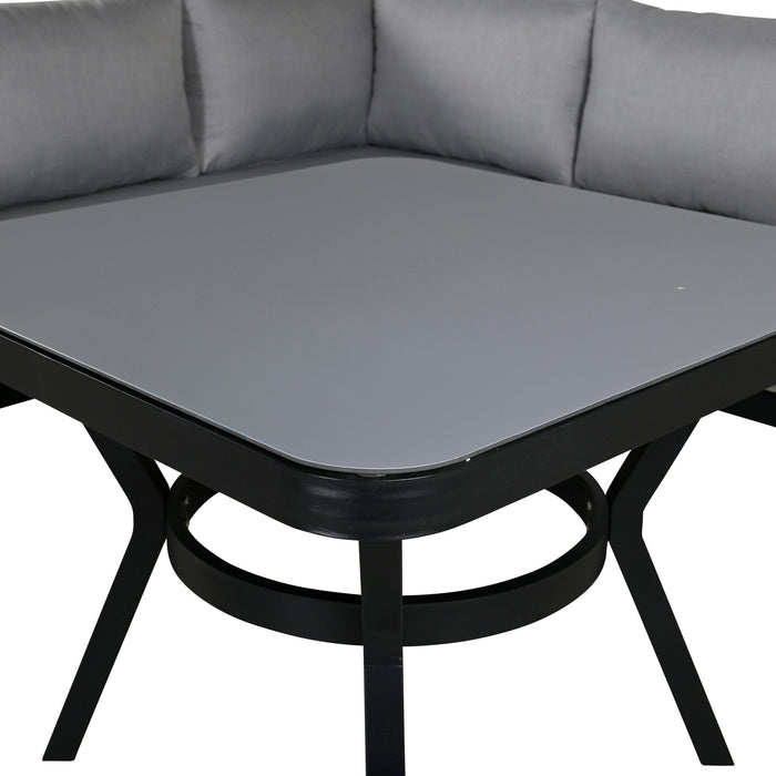 Rebellenclub Amary Hoekloungeset - Zwart