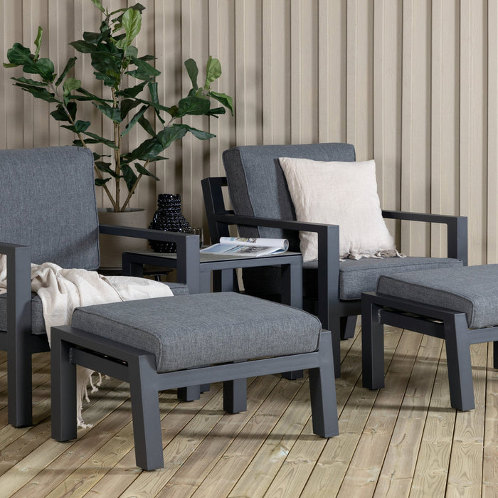 Rebellenclub Lilium Loungeset - Zwart