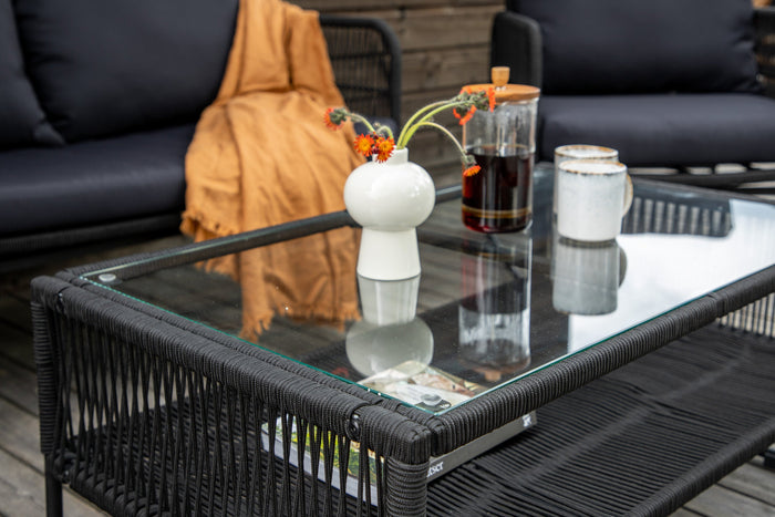 Rebellenclub Hibis Loungeset - Zwart