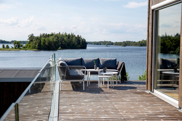 Rebellenclub Syros Hoekloungeset - Wit