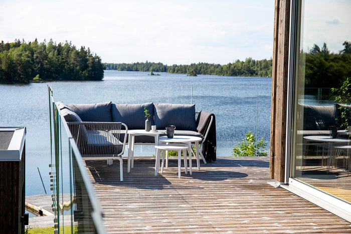 Rebellenclub Syros Hoekloungeset - Wit