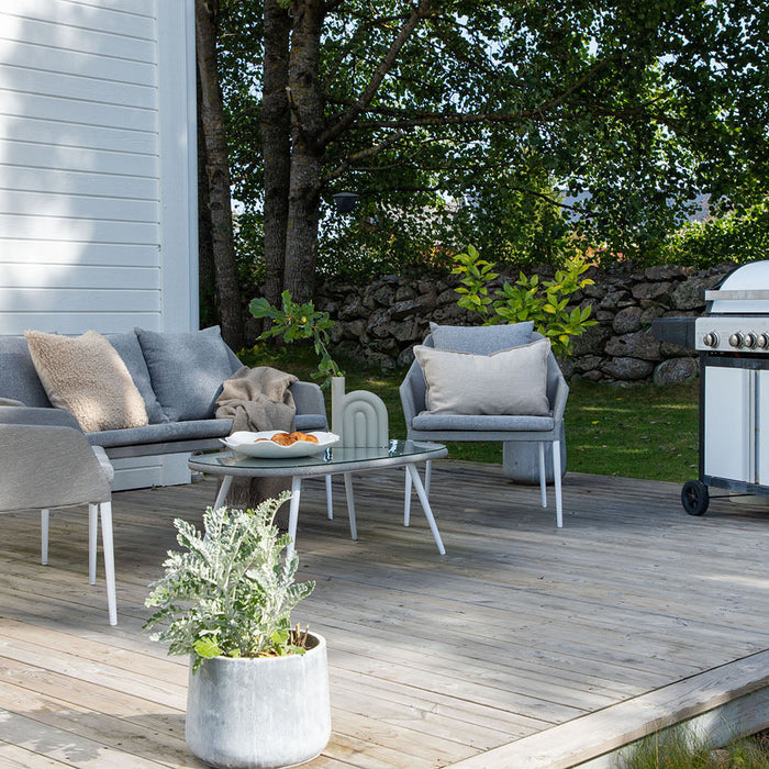 Rebellenclub Haze Loungeset - Wit Grijs