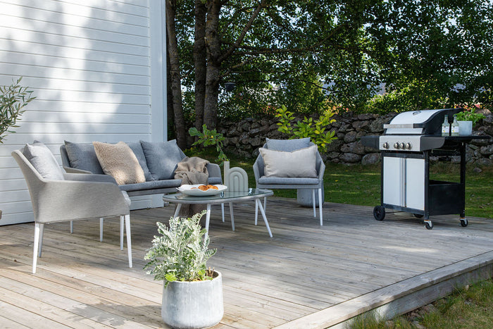 Rebellenclub Haze Loungeset - Wit Grijs