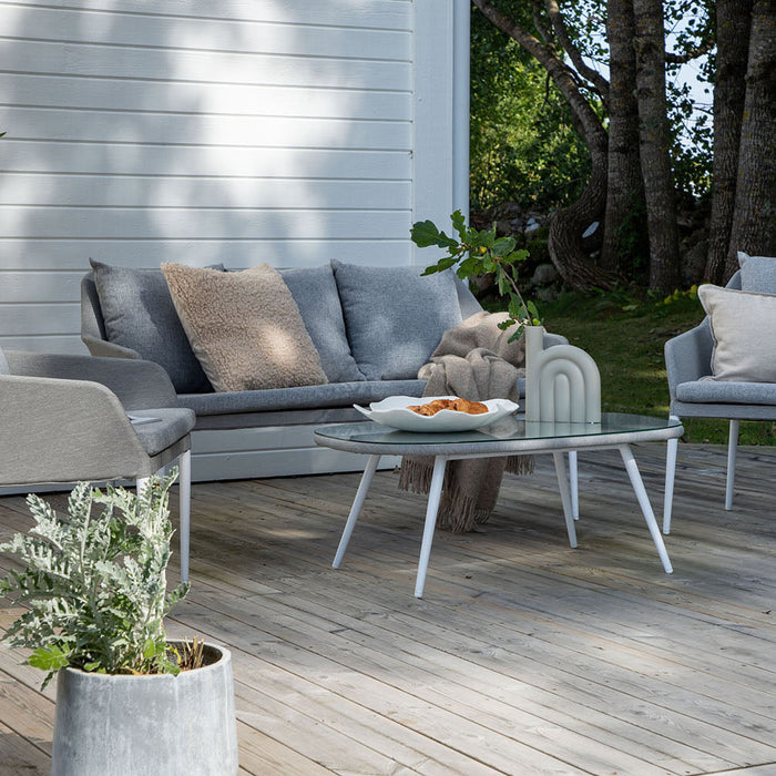 Rebellenclub Haze Loungeset - Wit Grijs