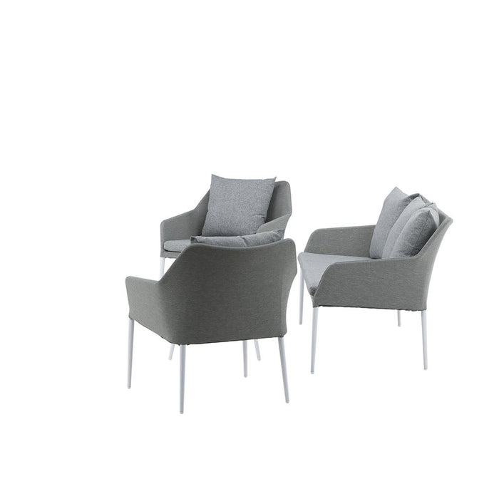 Rebellenclub Haze Loungeset - Wit Grijs