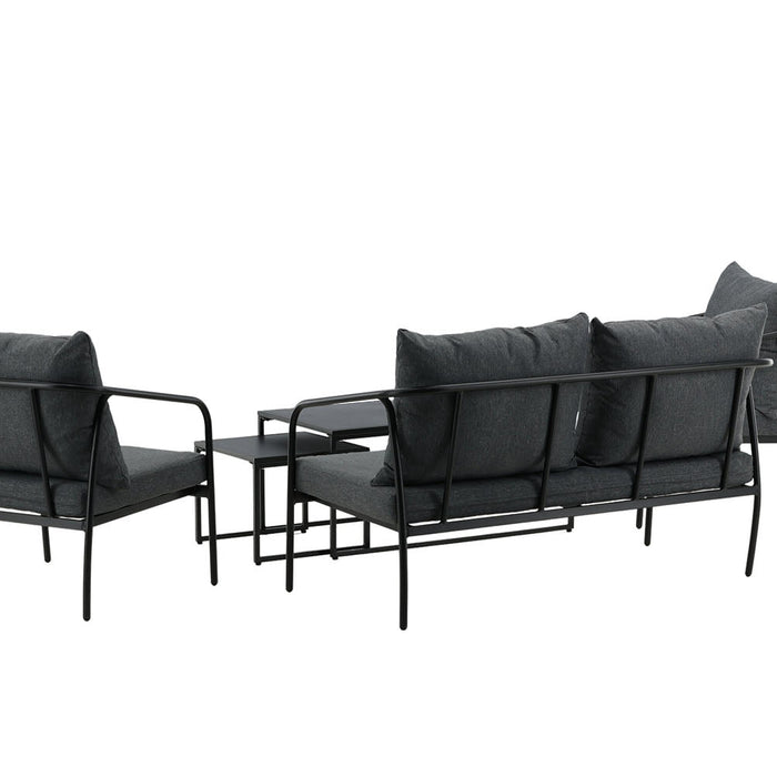 Rebellenclub Flow Hoekloungeset - Zwart