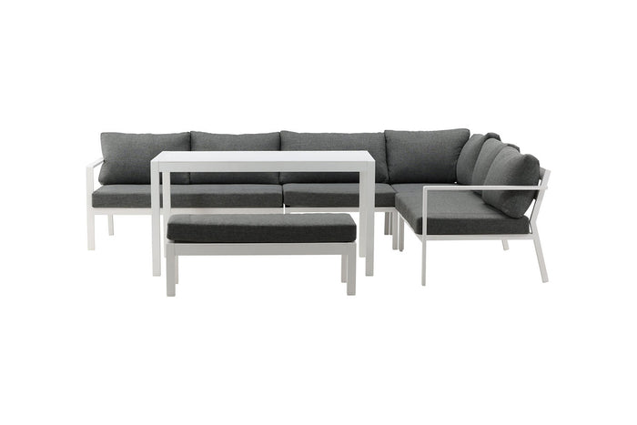 Rebellenclub Dalia Hoekloungeset - Wit