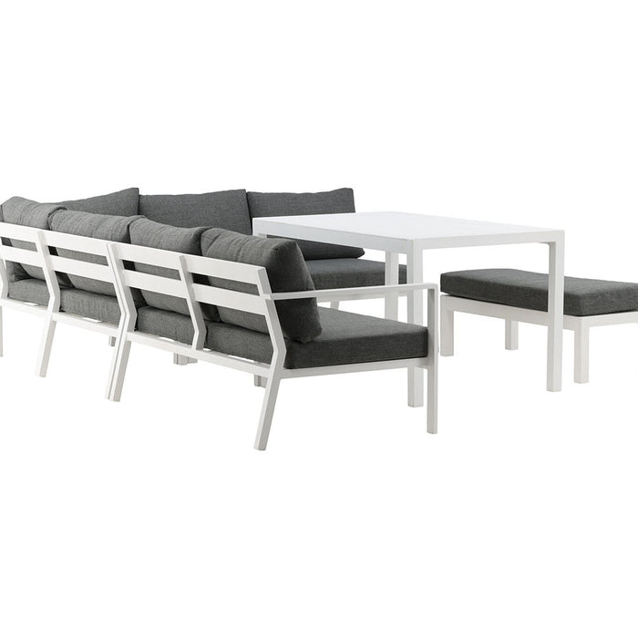 Rebellenclub Dalia Hoekloungeset - Wit