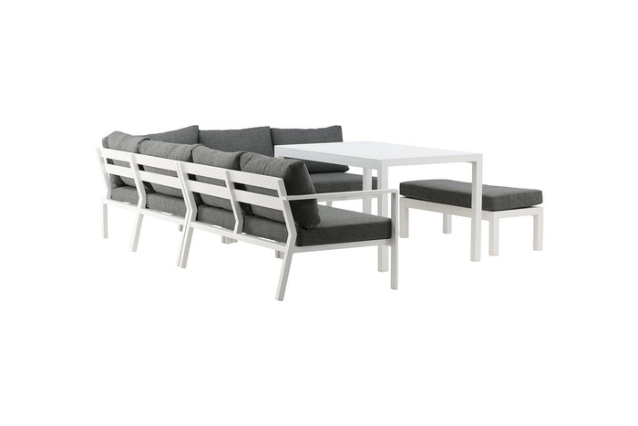 Rebellenclub Dalia Hoekloungeset - Wit