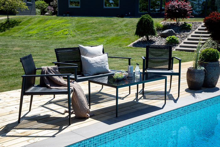 Rebellenclub Solis Loungeset - Zwart