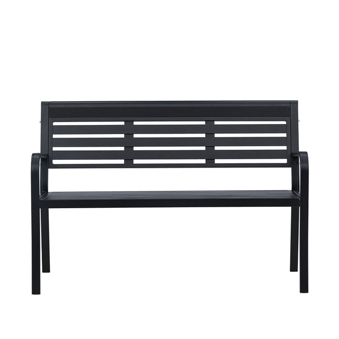 Rebellenclub Rost Tuinbankje - 125x 60cm - Zwart