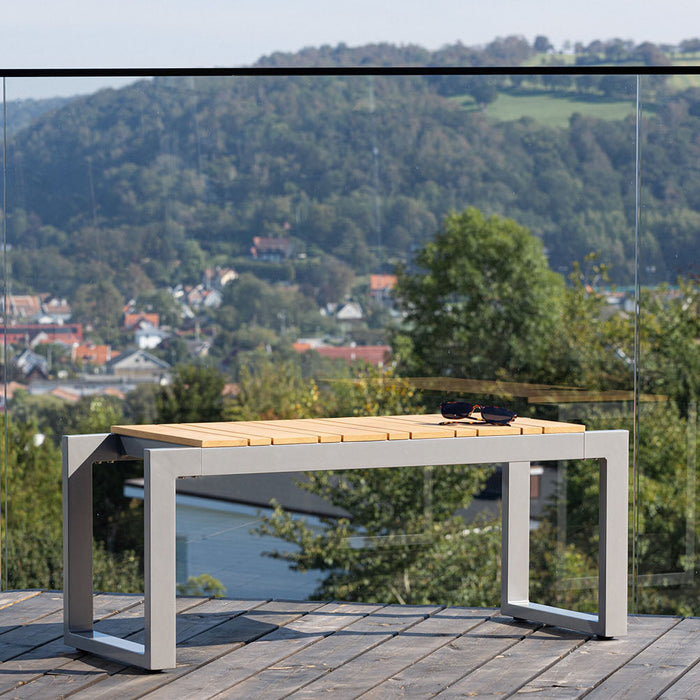 Rebellenclub Eski Tuinbankje - 100 x 38cm - Grijs