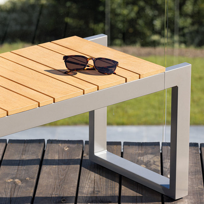 Rebellenclub Eski Tuinbankje - 100 x 38cm - Grijs