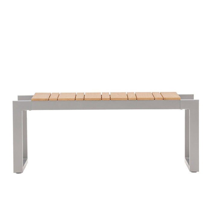 Rebellenclub Eski Tuinbankje - 100 x 38cm - Grijs