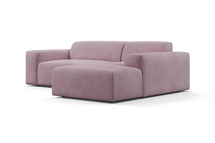 NADUVI Collection Nina Hoekbank Rechts - Velvet - Lila