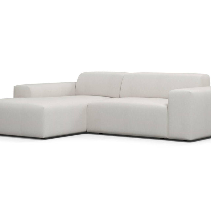 NADUVI Collection Nina Hoekbank Links - Linnen - Crème