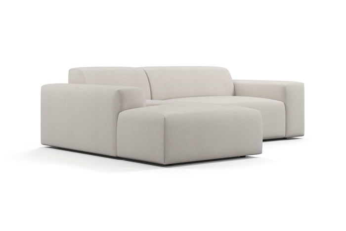 NADUVI Collection Nina Hoekbank Links - Linnen - Crème