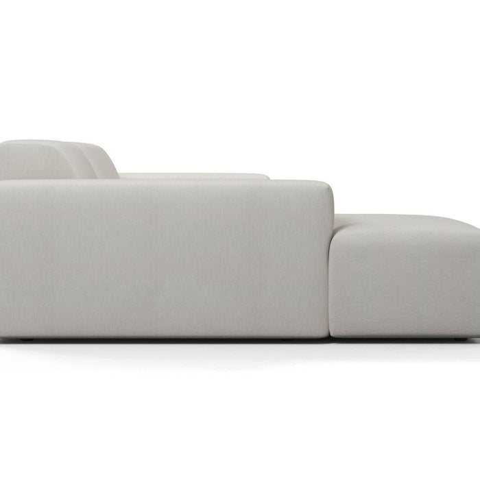 NADUVI Collection Nina Hoekbank Links - Linnen - Crème