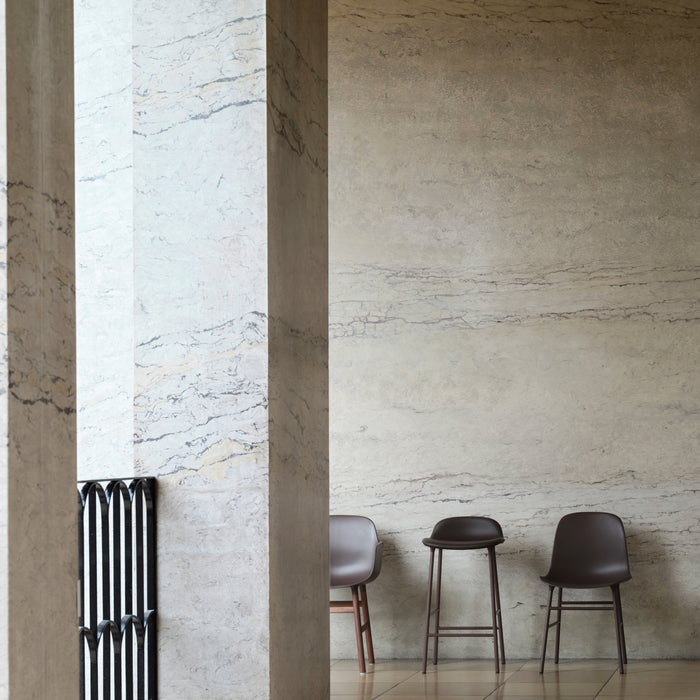 Normann Copenhagen Form Stoel - Staal - Bruin