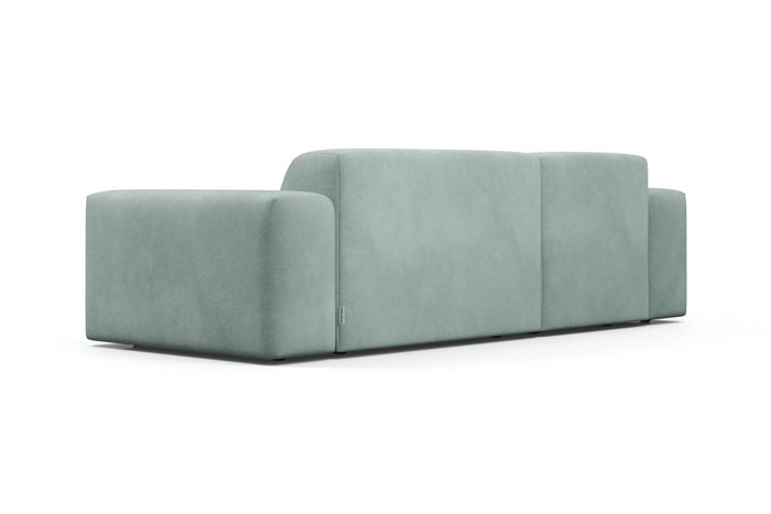 NADUVI Collection Nina Hoekbank Links - Velvet - Mintgroen