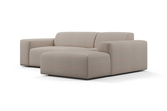 NADUVI Collection Nina Hoekbank Rechts - Linnen - Beige