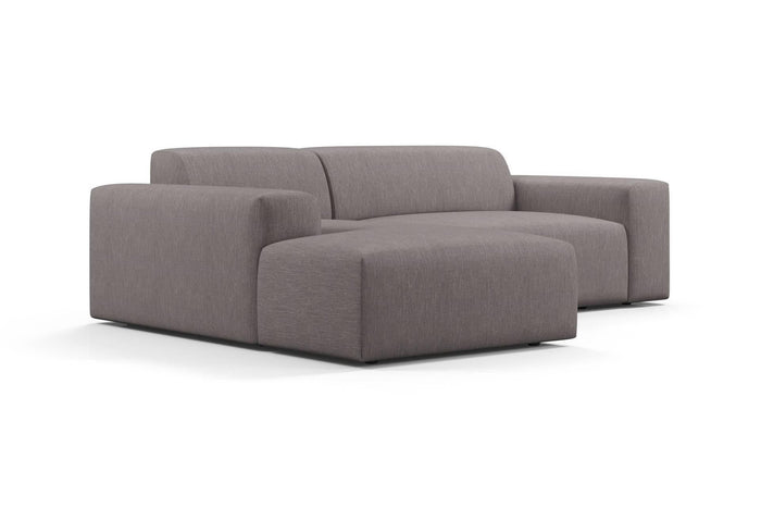 NADUVI Collection Nina Hoekbank Links - Linnen - Donkergrijs