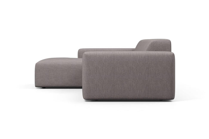 NADUVI Collection Nina Hoekbank Links - Linnen - Donkergrijs