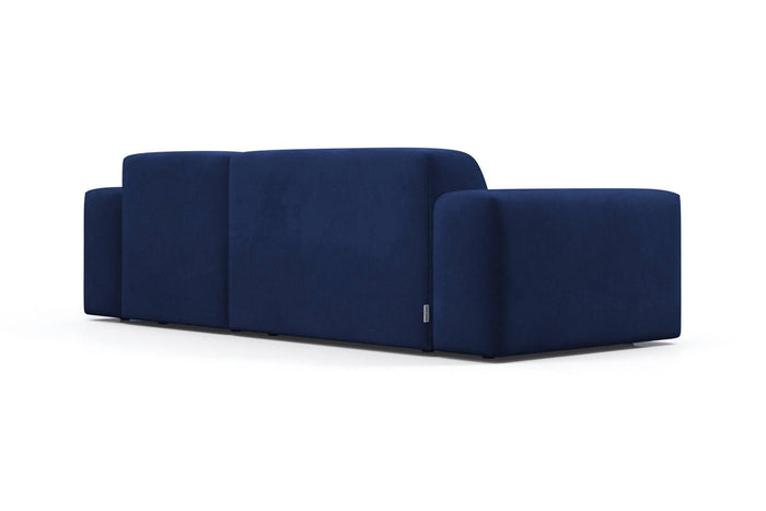 NADUVI Collection Nina Hoekbank Rechts - Velvet - Blauw