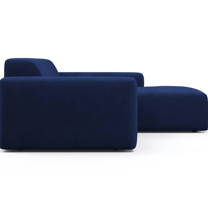 NADUVI Collection Nina Hoekbank Rechts - Velvet - Blauw