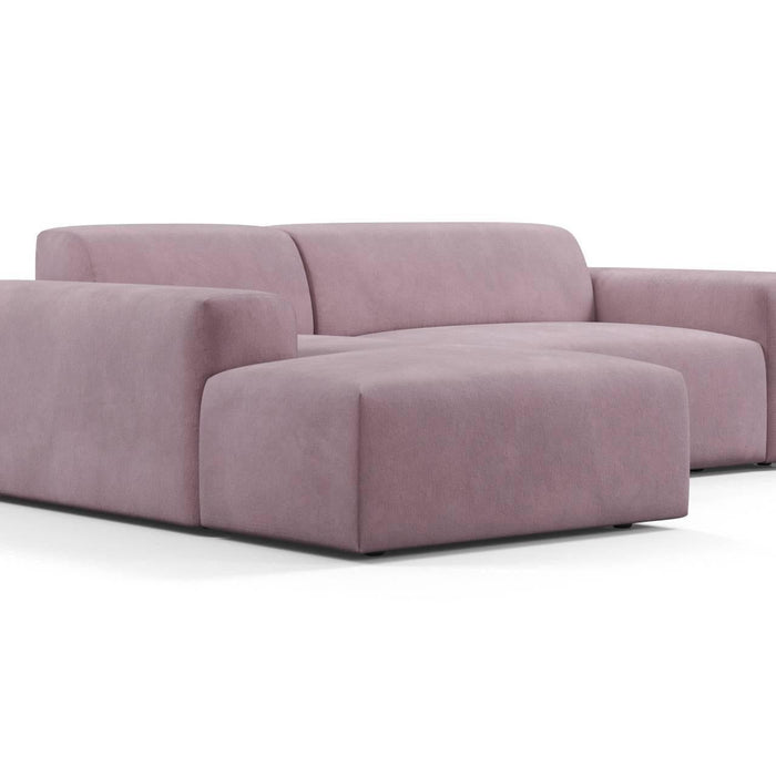 NADUVI Collection Nina Hoekbank Links - Velvet - Lila