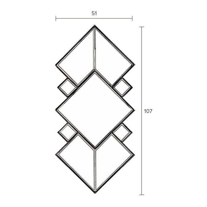 Dutchbone Miyu Spiegel H 114 cm