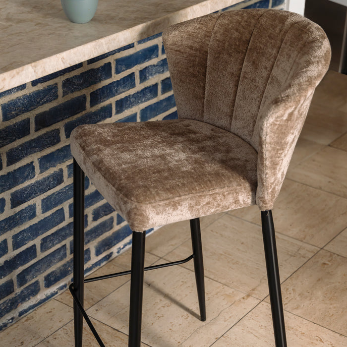 Dutchbone Georgia Barkruk H 75 - Beige