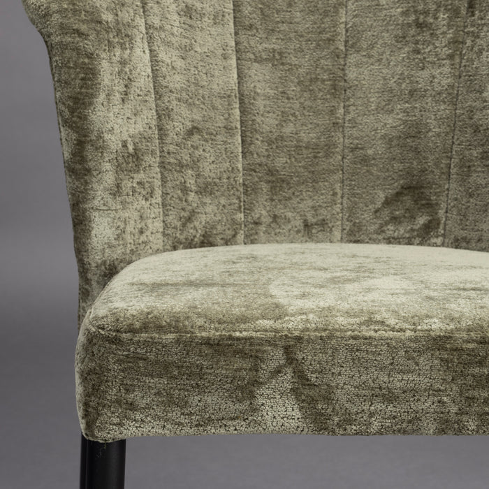 Dutchbone Georgia Eetkamerstoel - Groen