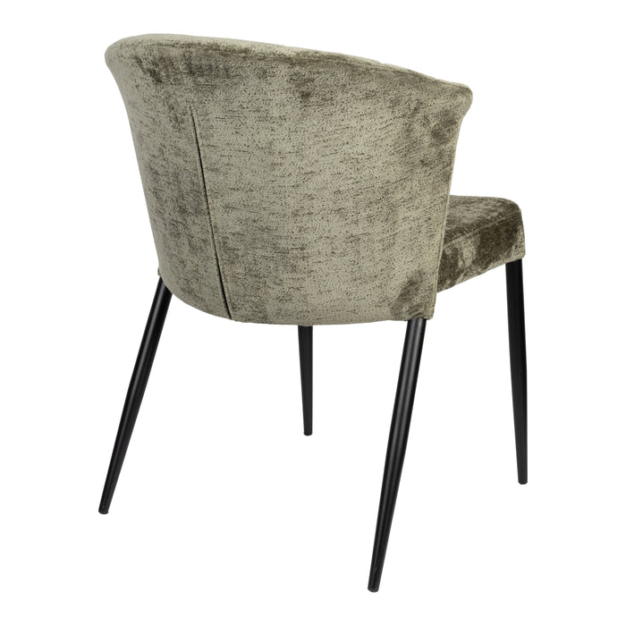 Dutchbone Georgia Eetkamerstoel - Groen