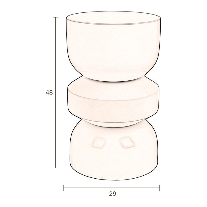 Dutchbone Apollo Bijzettafel - Beige