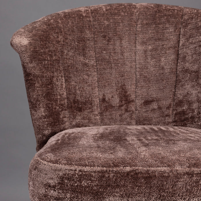 Dutchbone Georgia Barkruk H 75 - Paars