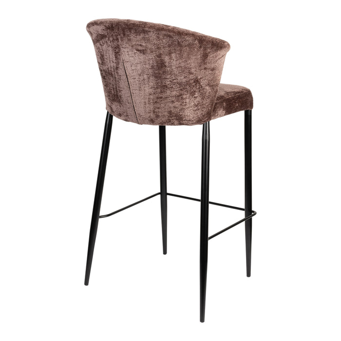 Dutchbone Georgia Barkruk H 75 - Paars