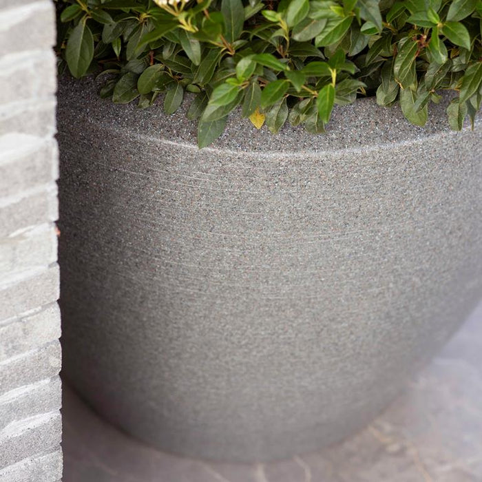 Capi Europe Arc Granite Bloempot Ø 60 cm - Antraciet