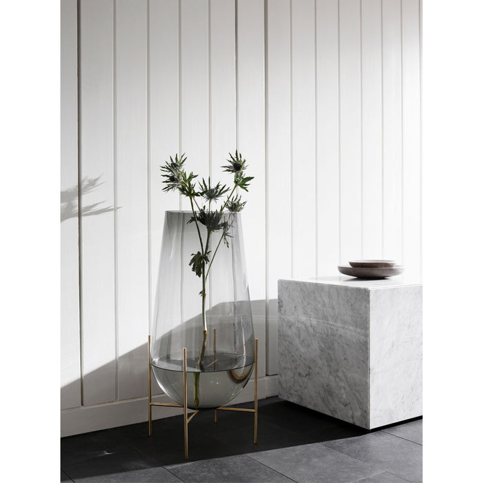 Audo Copenhagen Plinth Cubic bijzettafel 40x40 Kunis Breccia marmer