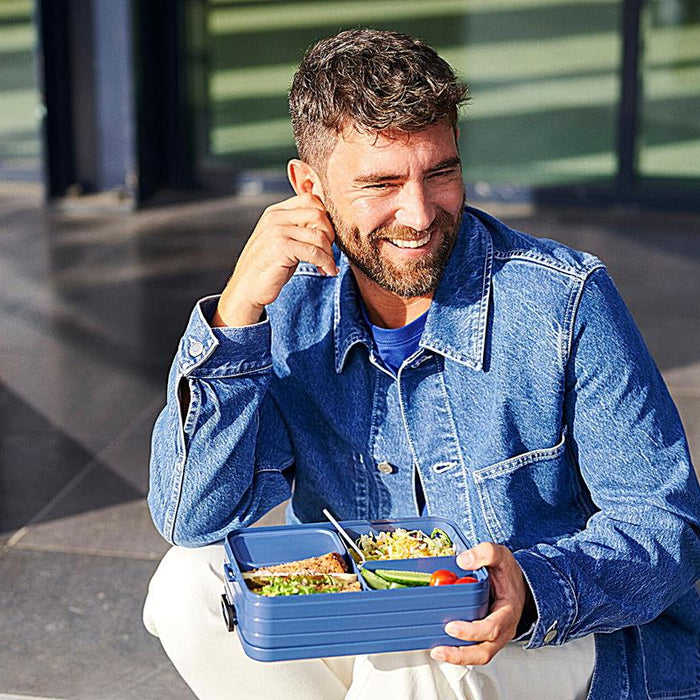 Bento lunchbox Take a Break large - Nordic sage