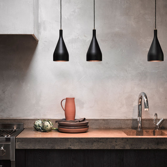 Hollands Licht Timber hanglamp small eiken