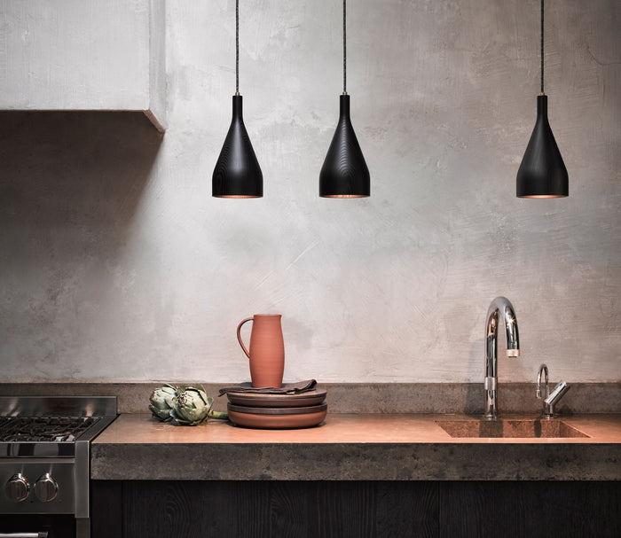 Hollands Licht Timber hanglamp small eiken