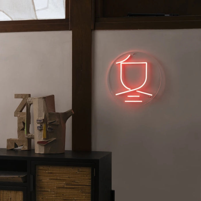 Dutchbone Sya Neon Wandlamp - Winter