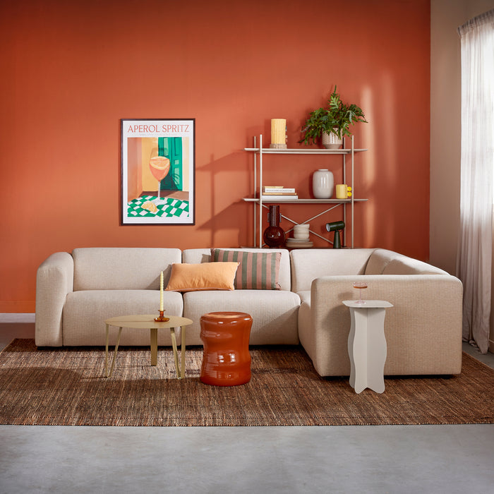 by fonQ Wiggle Bijzettafel 30 x 30 cm - Greige