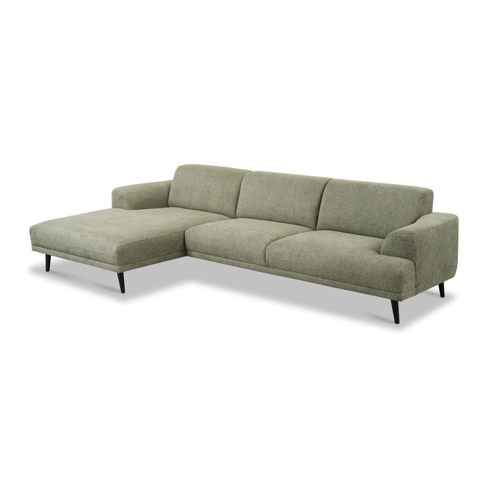 by fonQ Flair Hoekbank met Chaise Longue Links - Groen