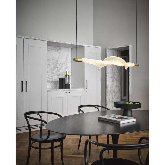 Vapour hanglamp LED Ø4 horizontaal zwart
